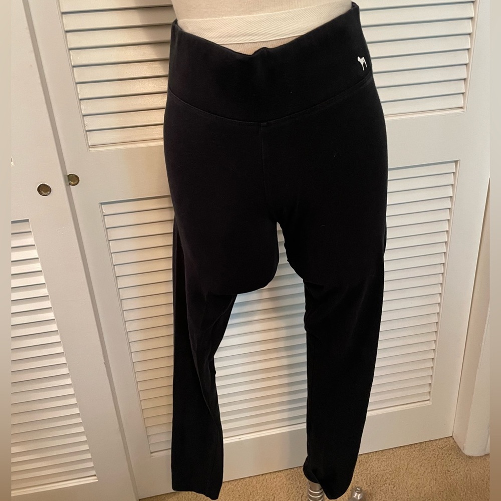 PINK black yoga pants size Small.